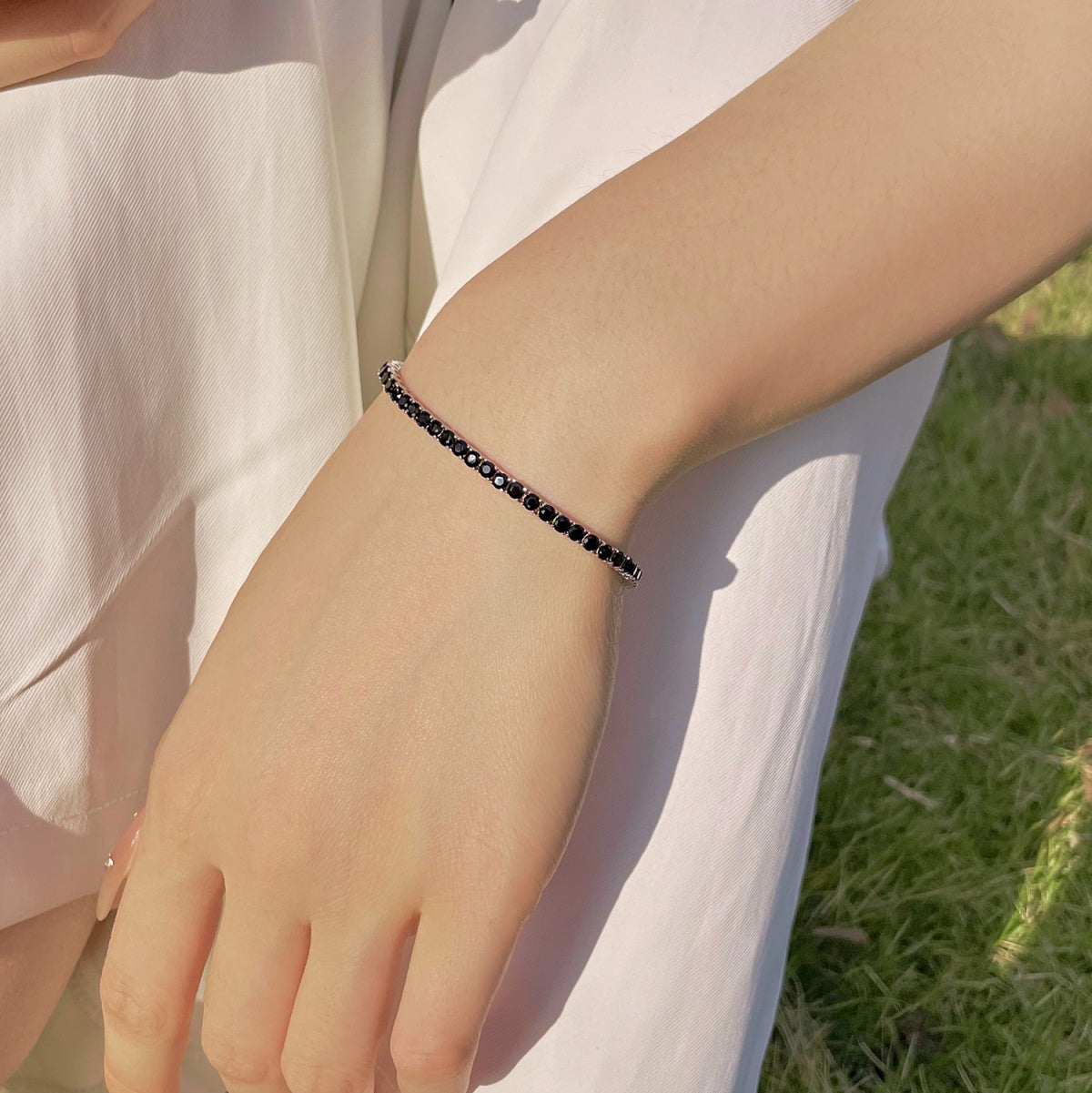 [Am jewelry]Radiant Colorful Round Cut Party Bracelet