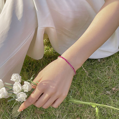 [Am jewelry]Radiant Colorful Round Cut Party Bracelet