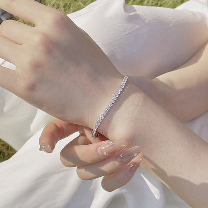 [Am jewelry]Radiant Colorful Round Cut Party Bracelet