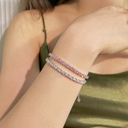 [Am jewelry]Dazzling Romantic Heart Shape Lover Bracelet