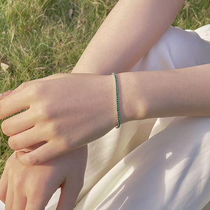 [Am jewelry]Radiant Colorful Round Cut Party Bracelet