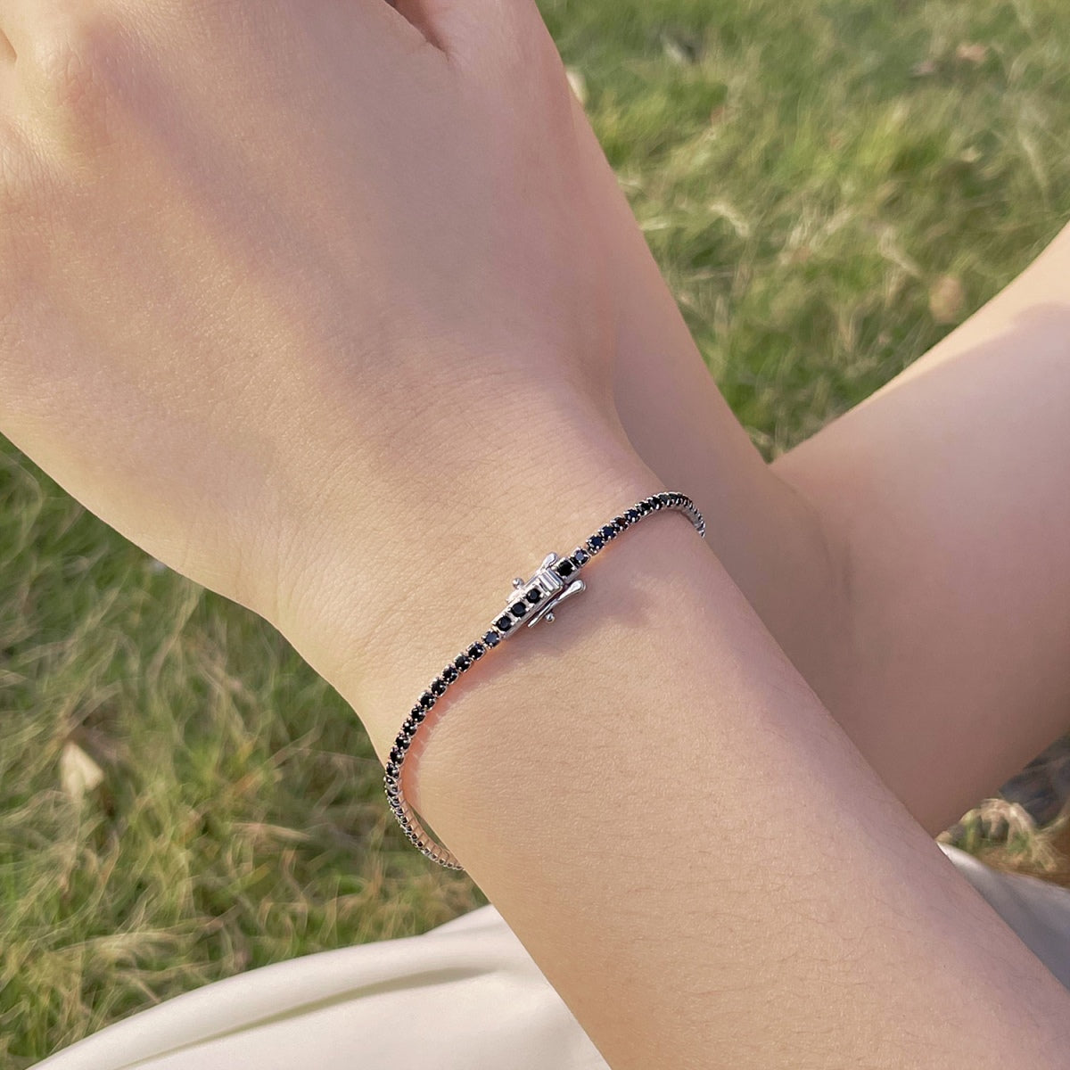 [Am jewelry]Radiant Colorful Round Cut Party Bracelet