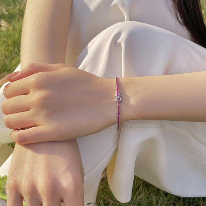 [Am jewelry]Radiant Colorful Round Cut Party Bracelet