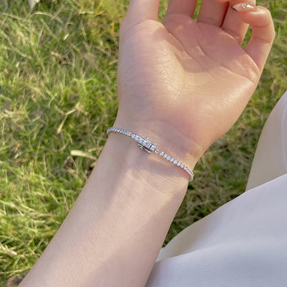 [Am jewelry]Radiant Colorful Round Cut Party Bracelet