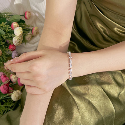 [Am jewelry]Unique Exquisite Multi Cut Daily Bracelet