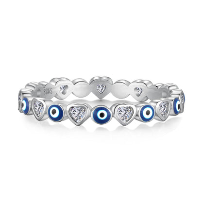 [Am jewelry]Radiant Colorful Round Shape Daily Ring