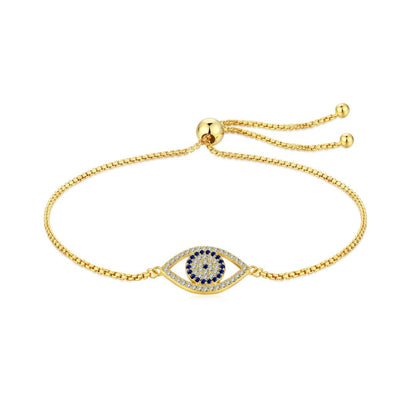 [Am jewelry]Dazzling Eye Shape Necklace