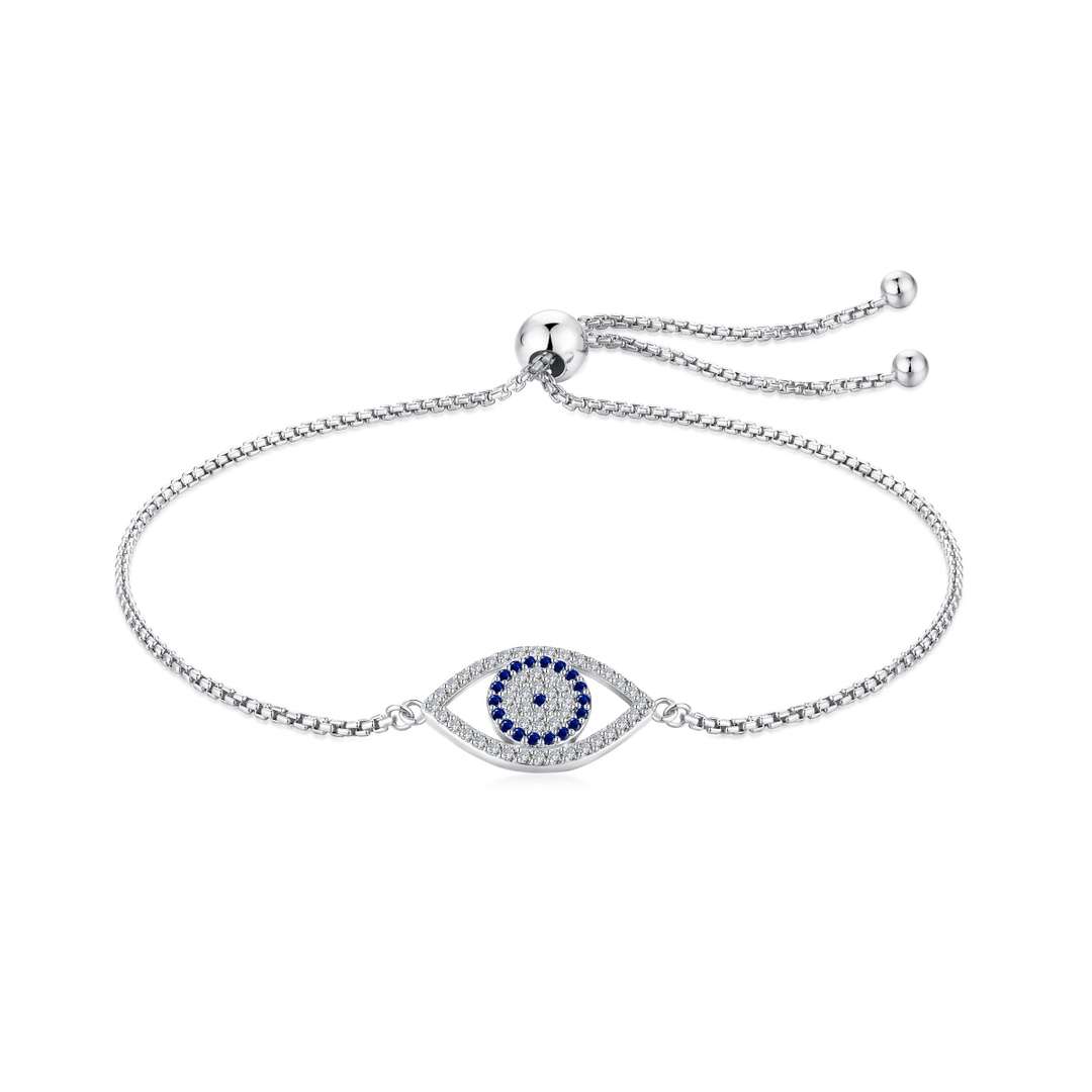 [Am jewelry]Dazzling Eye Shape Necklace