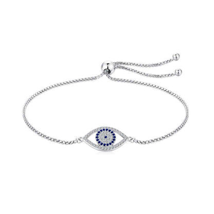[Am jewelry]Dazzling Eye Shape Necklace
