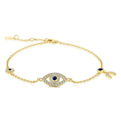 [Am jewelry]Dainty Eye Shape Necklace