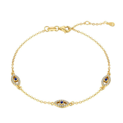 [Am jewelry]Evil Eye Shape Pendent Necklace