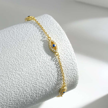 [Am jewelry]Evil Eye Shape Pendent Necklace