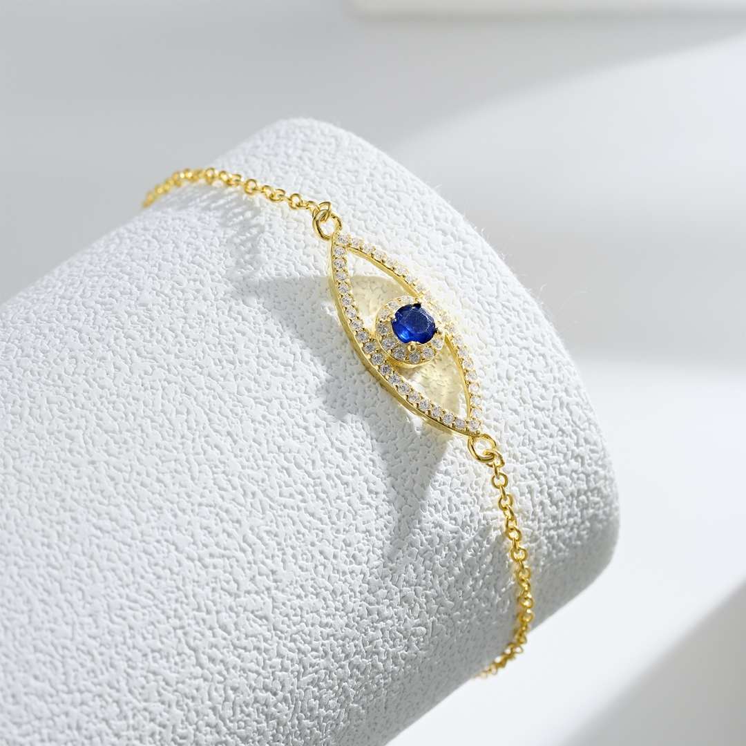 [Am jewelry]Devil's Eye Hollow Design Bracelet