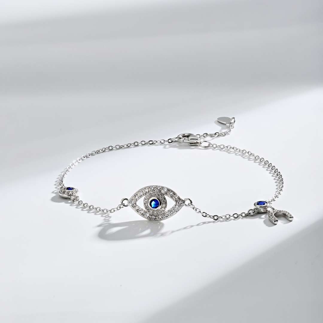 [Am jewelry]Dainty Eye Shape Necklace