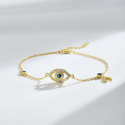 [Am jewelry]Dainty Eye Shape Necklace