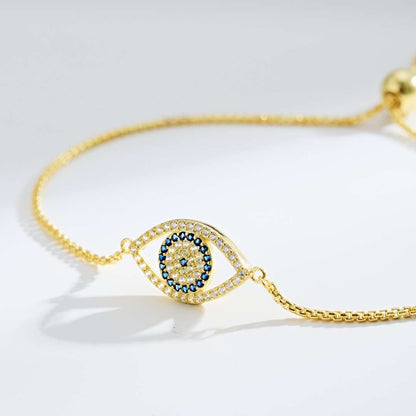 [Am jewelry]Dazzling Eye Shape Necklace