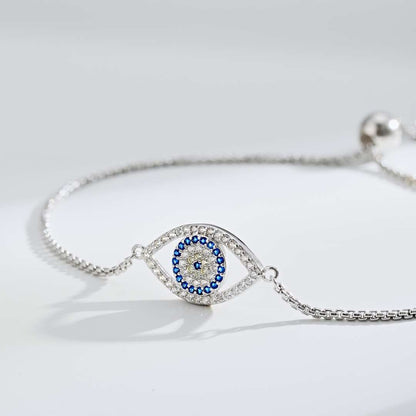 [Am jewelry]Dazzling Eye Shape Necklace
