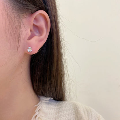 [Am jewelry]Oval Classic Dignified Elegant Earrings