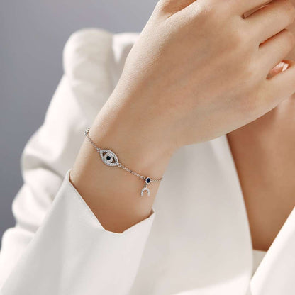 [Am jewelry]Dainty Eye Shape Necklace