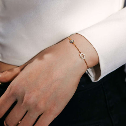 [Am jewelry]Gost Shape & Round Shape Necklace