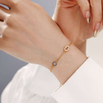 [Am jewelry]Gost Shape & Round Shape Necklace