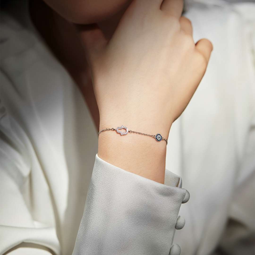 [Am jewelry]Gost Shape & Round Shape Necklace
