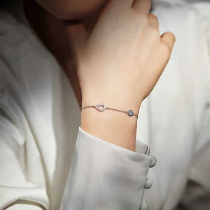 [Am jewelry]Gost Shape & Round Shape Necklace