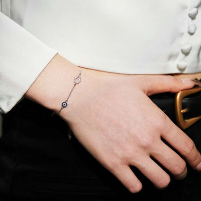 [Am jewelry]Gost Shape & Round Shape Necklace