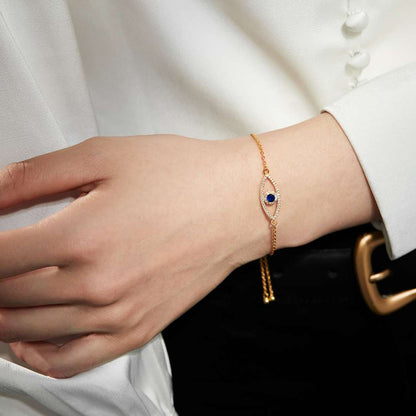 [Am jewelry]Devil's Eye Hollow Design Bracelet