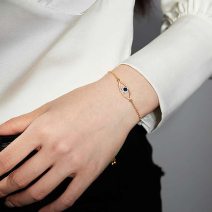 [Am jewelry]Devil's Eye Hollow Design Bracelet
