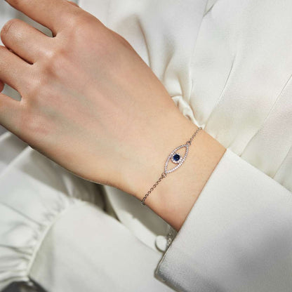 [Am jewelry]Devil's Eye Hollow Design Bracelet