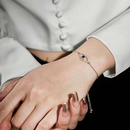 [Am jewelry]Devil's Eye Hollow Design Bracelet