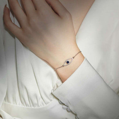 [Am jewelry]Devil's Eye Hollow Design Bracelet