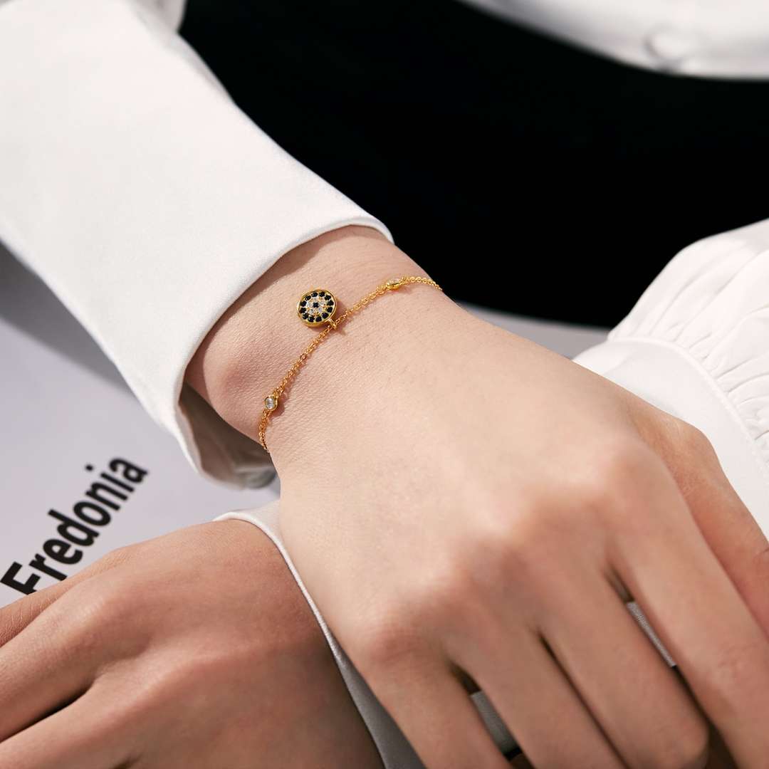 [Am jewelry]Devil's Eye Round Shape Bracelet