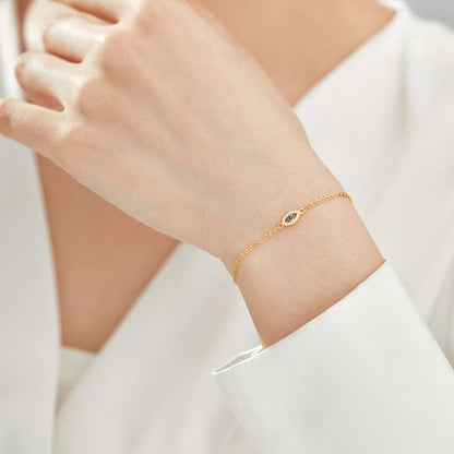 [Am jewelry]Evil Eye Shape Necklace