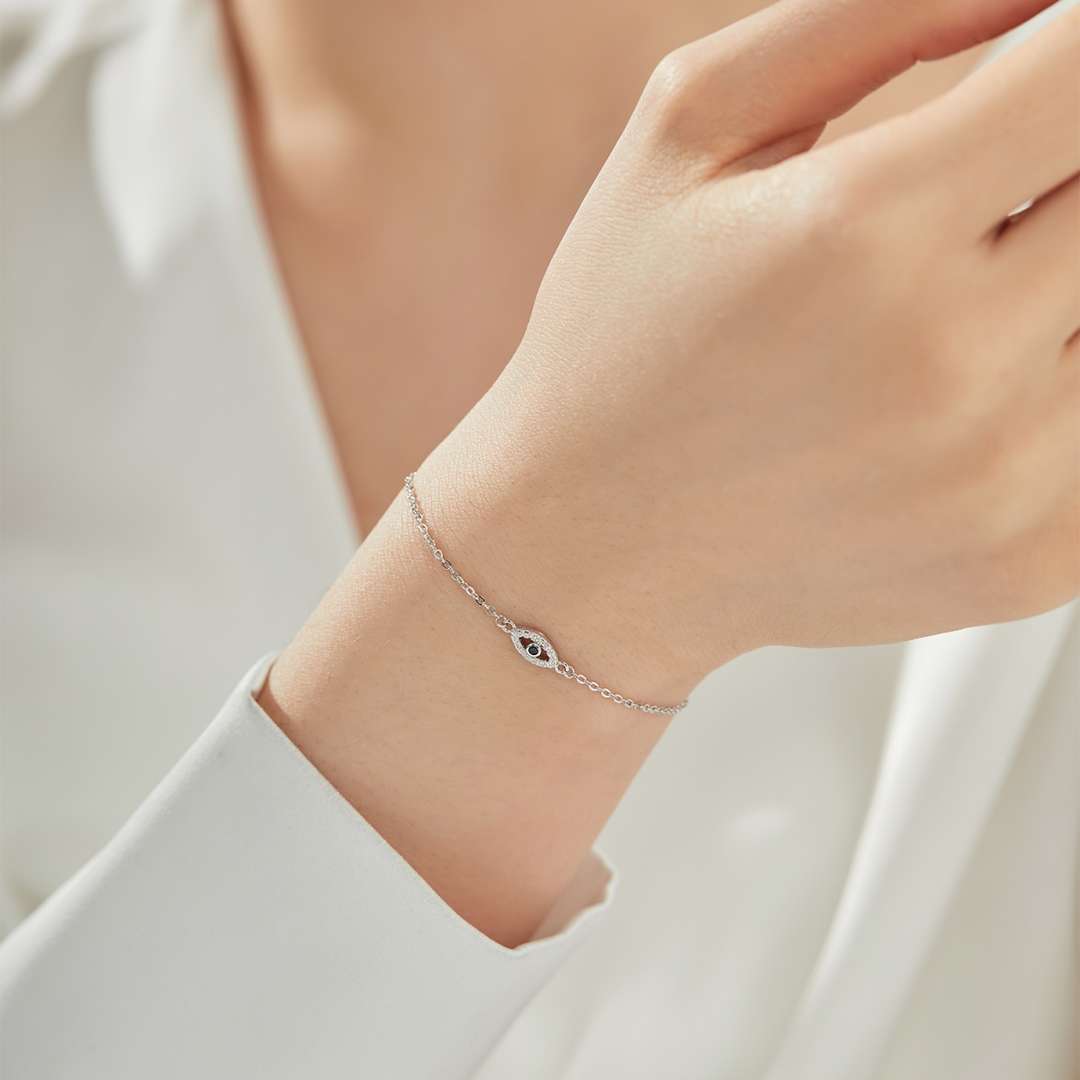 [Am jewelry]Evil Eye Shape Necklace
