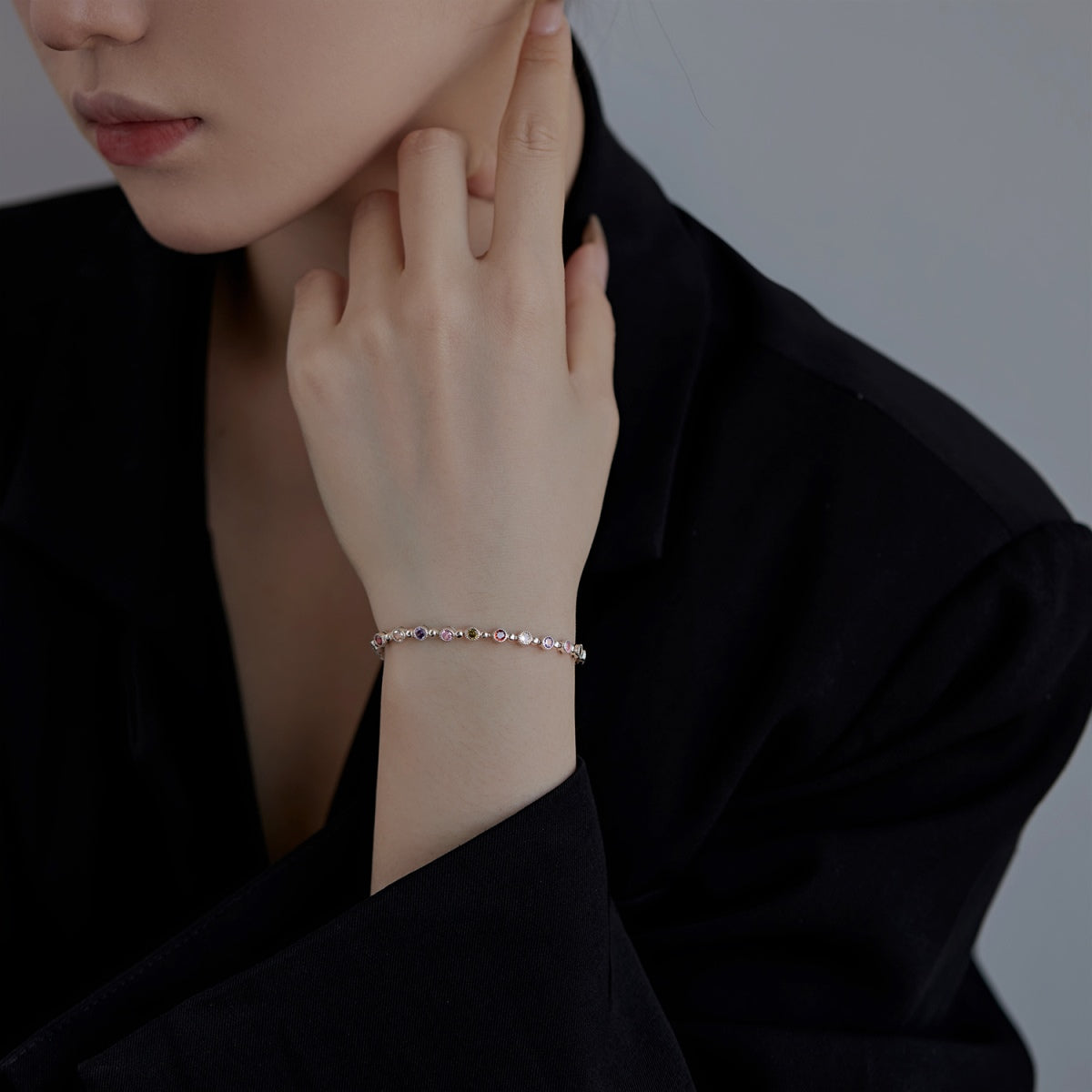 [Am jewelry]Sparkling Exquisite Round Cut Party Bracelet