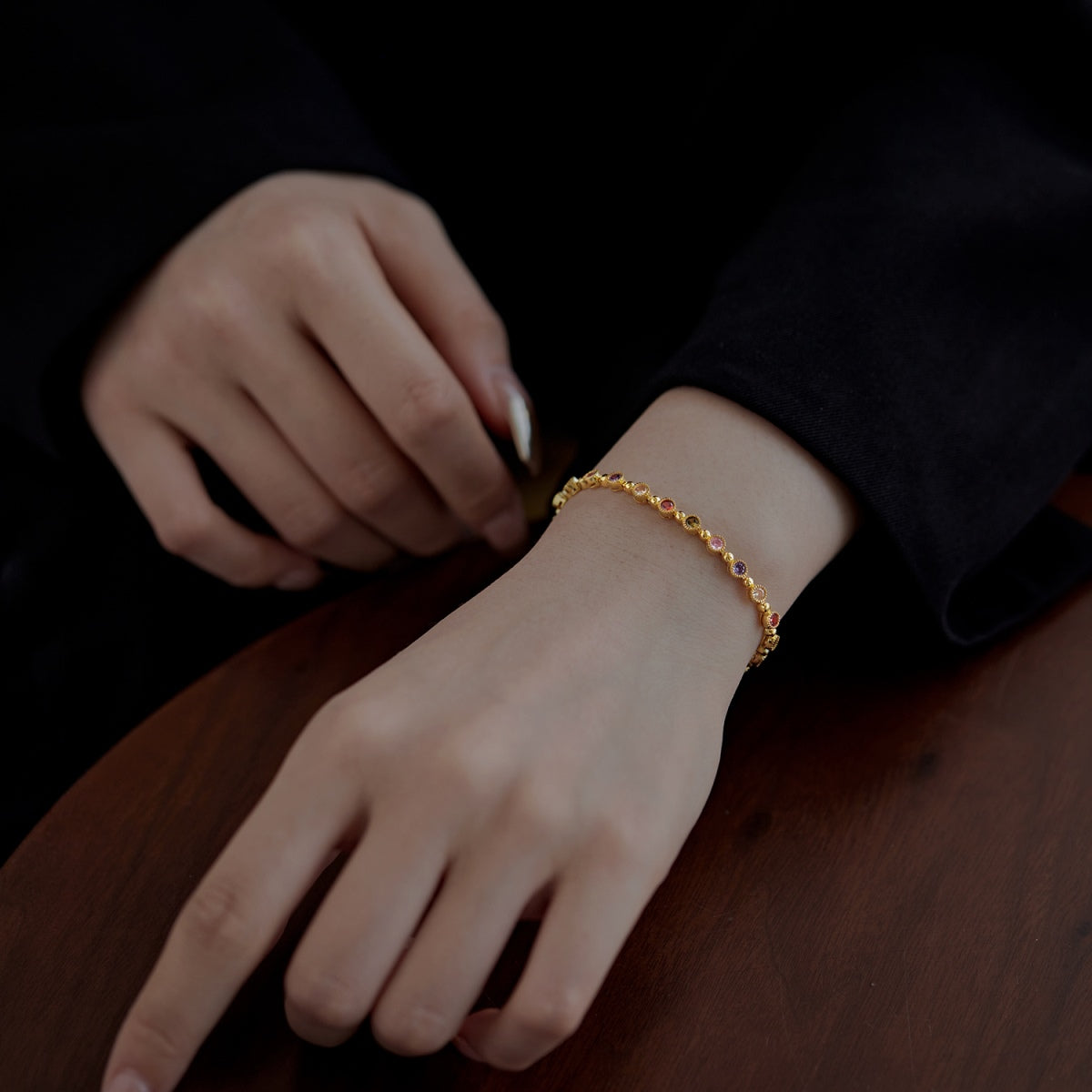 [Am jewelry]Sparkling Exquisite Round Cut Party Bracelet