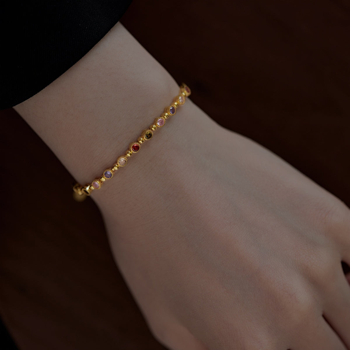 [Am jewelry]Sparkling Exquisite Round Cut Party Bracelet