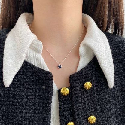 [Am jewelry]Ornate Heart Shape Necklace