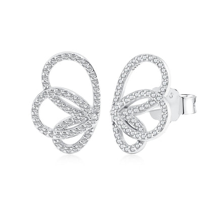 [Am jewelry]Exquisite Butterfly Shape Earrings