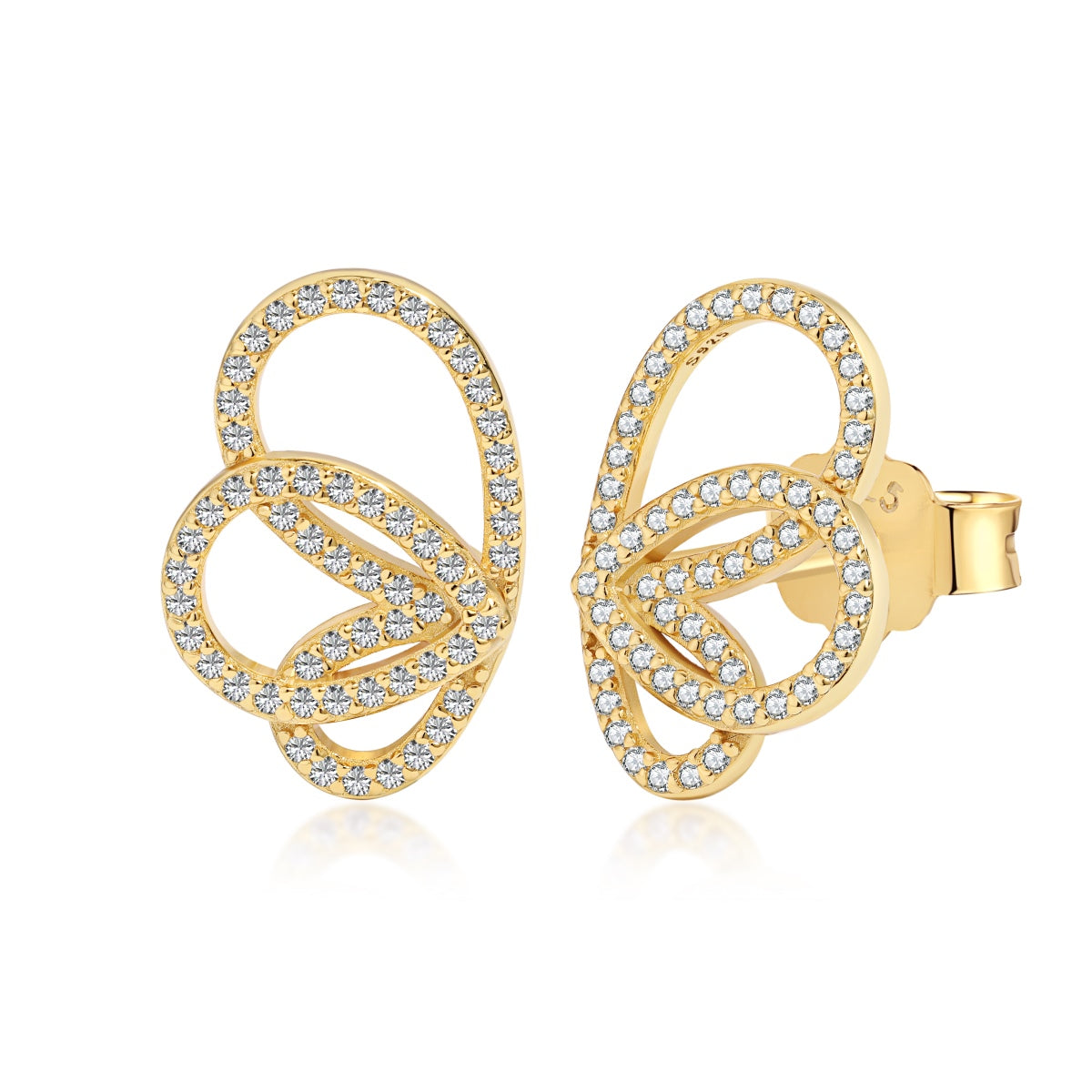 [Am jewelry]Exquisite Butterfly Shape Earrings
