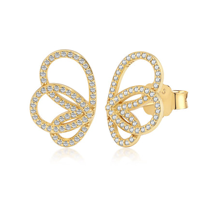 [Am jewelry]Exquisite Butterfly Shape Earrings
