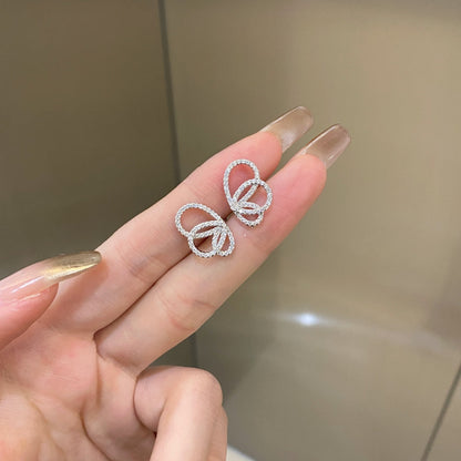 [Am jewelry]Exquisite Butterfly Shape Earrings