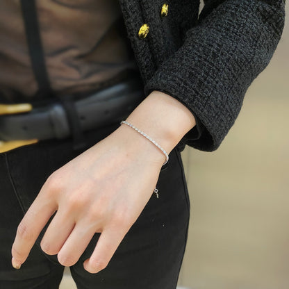 [Am jewelry]Elegant Emerald Cut Daily Bracelet