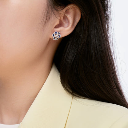 [Am jewelry]Exquisite Flower Shape Daily Earrings