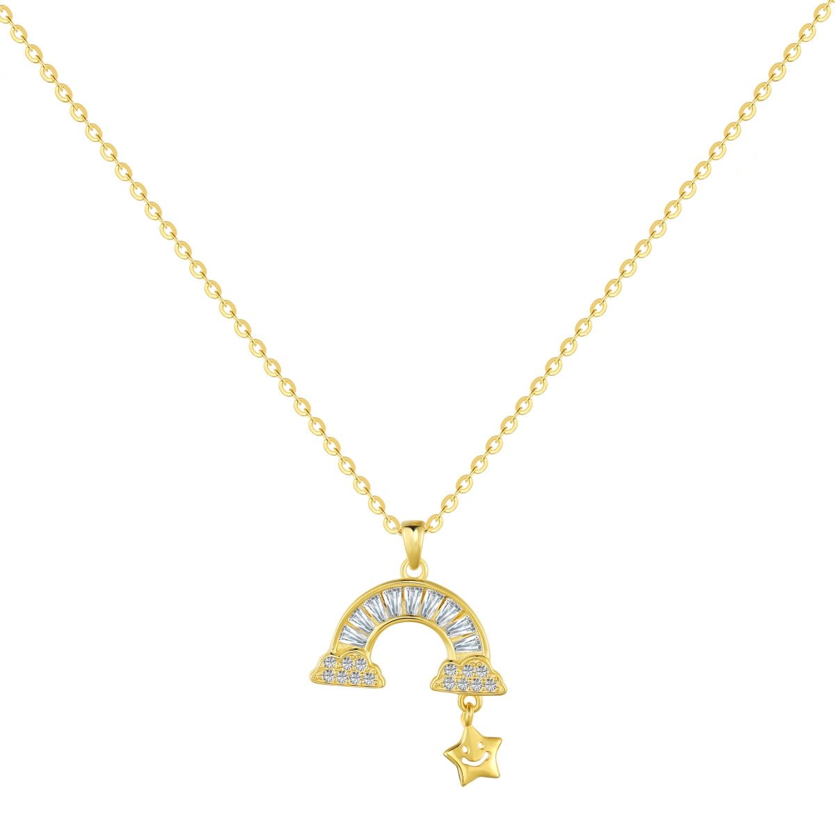 [Am jewelry]Unique Rainbow Star Necklace