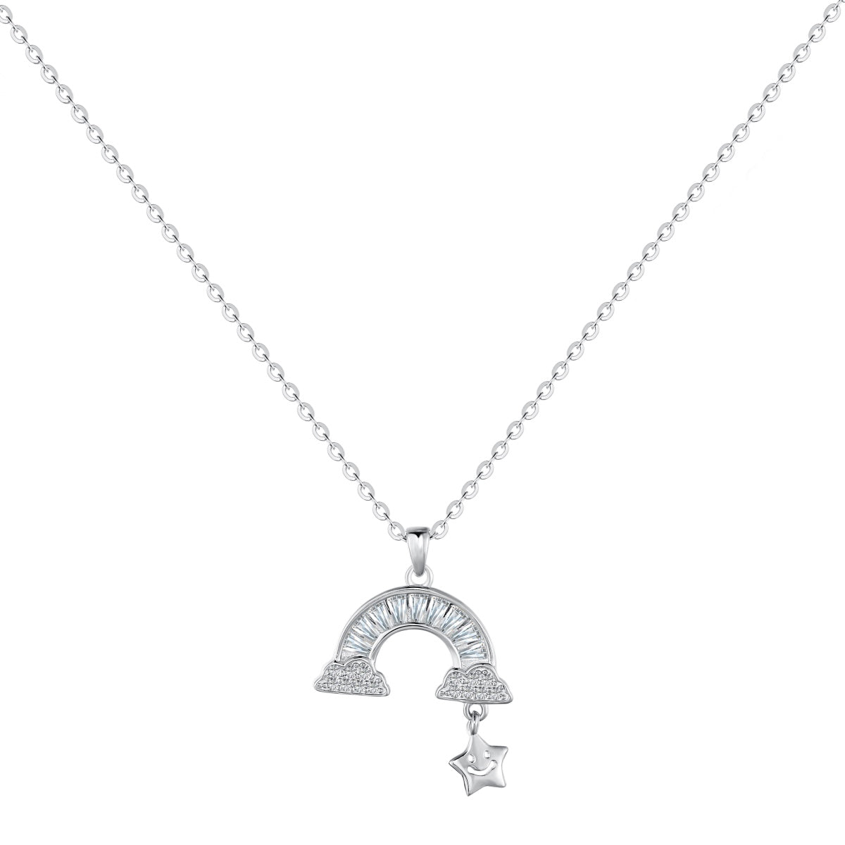 [Am jewelry]Unique Rainbow Star Necklace