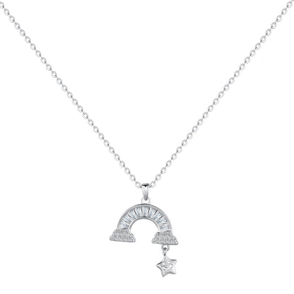 [Am jewelry]Unique Rainbow Star Necklace