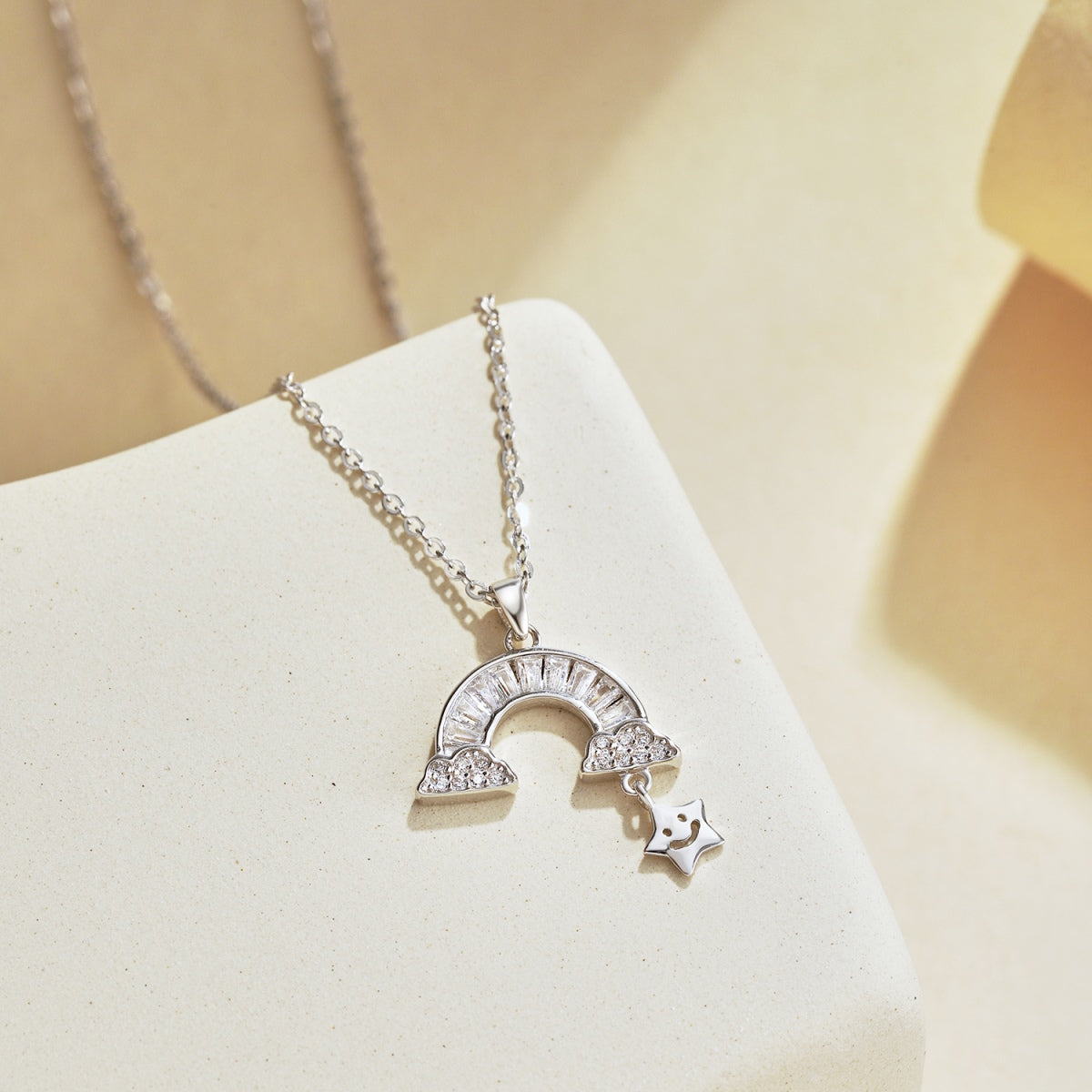 [Am jewelry]Unique Rainbow Star Necklace